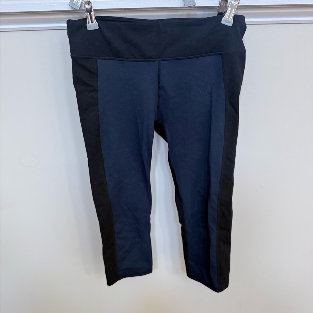 Fabletics Black and Blue Leggings
